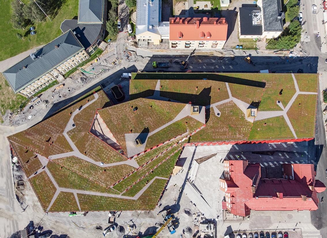 Kunskapshuset i Gällivare. Liljewall och MAF arkitektkontor. Foto: Anders Bobert.