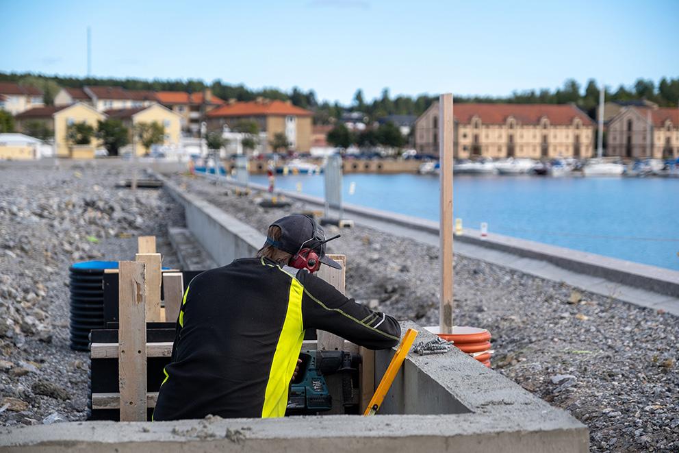 Kattvikskajen, Hudiksvall. Arkitekt –Planavdelningen, Hudiksvalls kommun och Landskapslaget. Foto: Philippe.