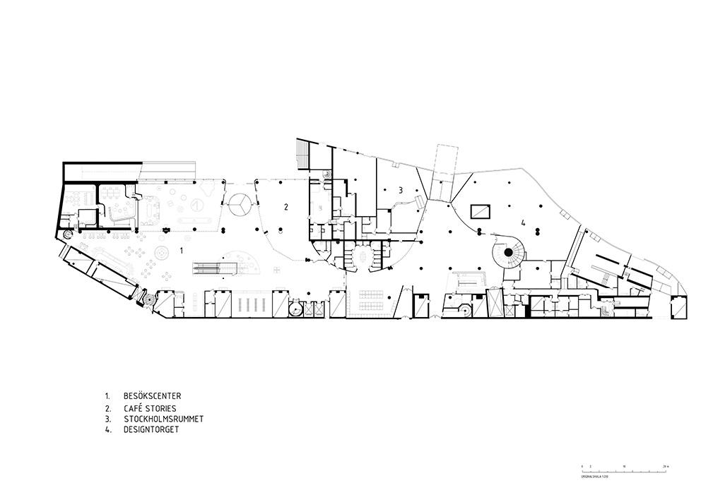 Kulturhusets ombyggnad i Stockholm. Ahrbom & Partner Arkitektkontor.