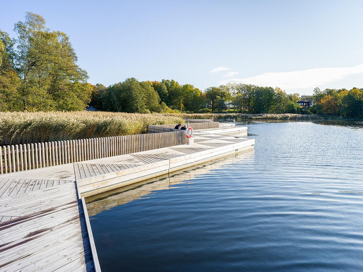 Farsta strandbad, Karavan landskapsarkitekter