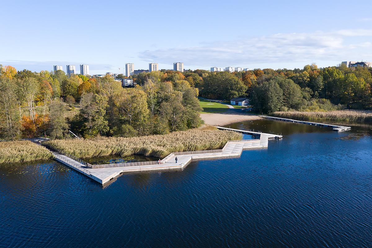 Farsta strandbad, Karavan landskapsarkitekter