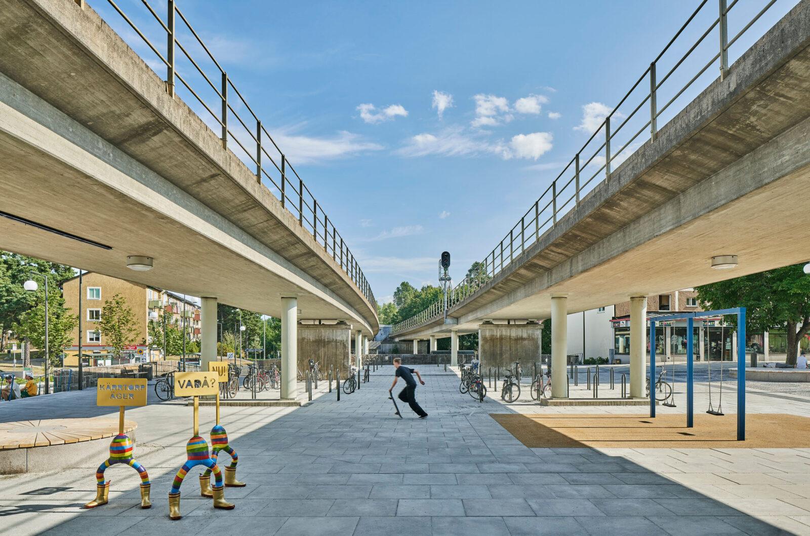 Kärrtorps centrum, Nyréns arkitektkontor. Foto: Åke E:son Lindman