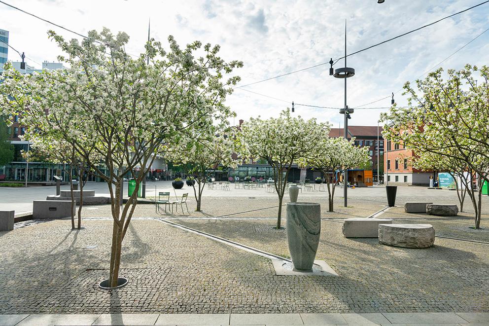 Rådhustorget, Sweco arkitekter. Foto: Mikael Lundgren