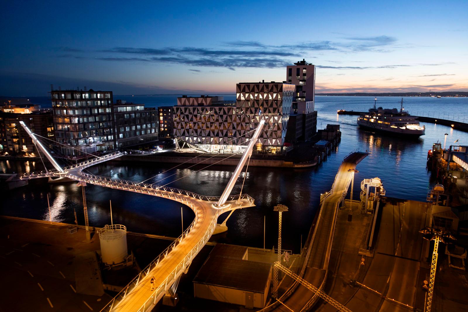 Varvsbron, Oceanhamnen i Helsingborg. Foto: Fredrik Rege