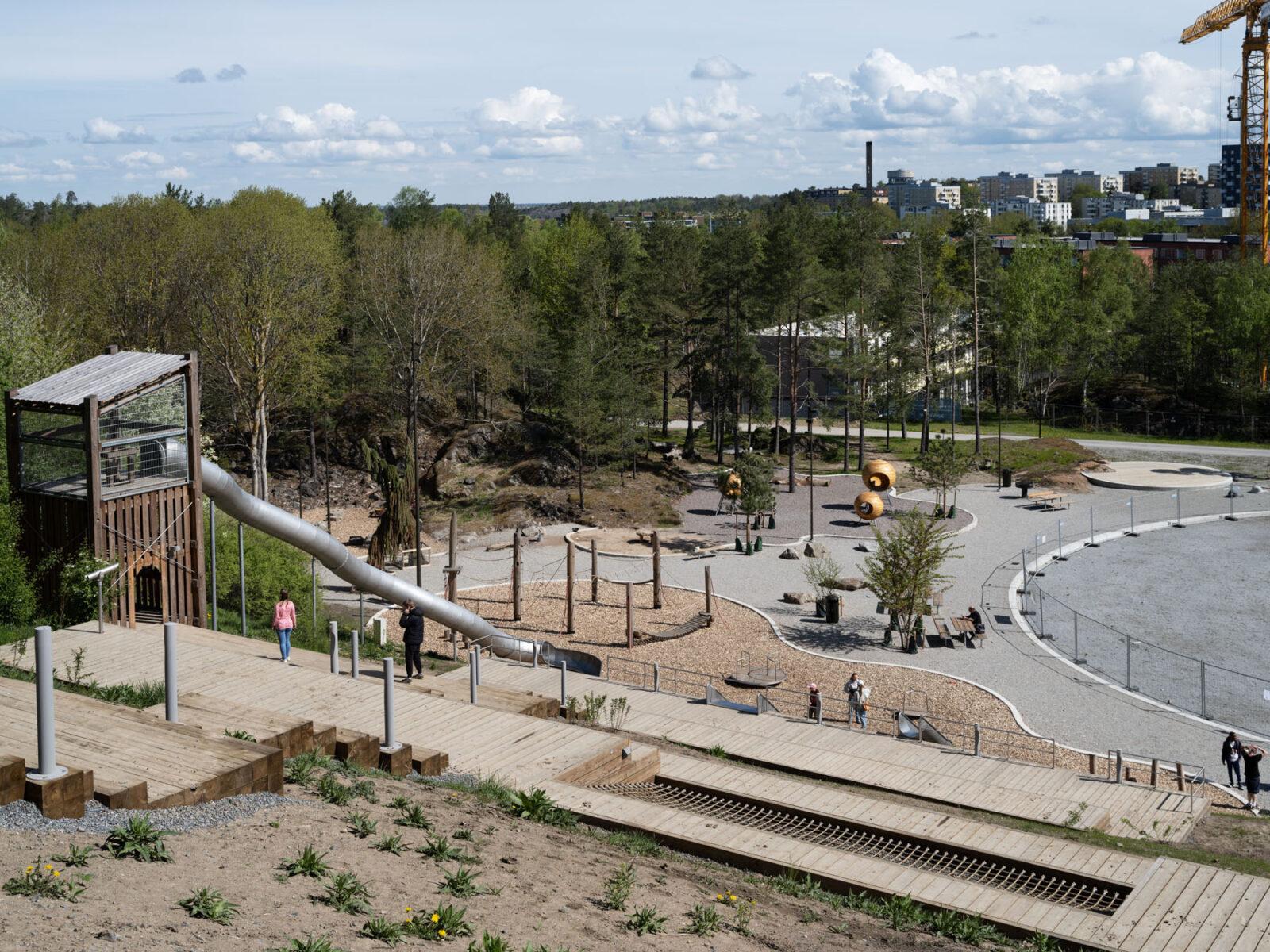 Vårbergstoppen i Stockholm. Foto: Ulf Lundin.