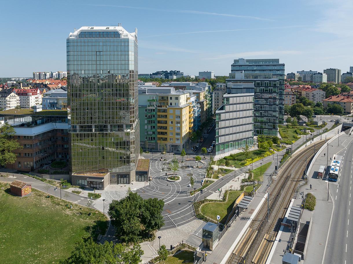 Kv Lagern torg- och parkstråk, Tengbom. Foto: Sten Jansin.