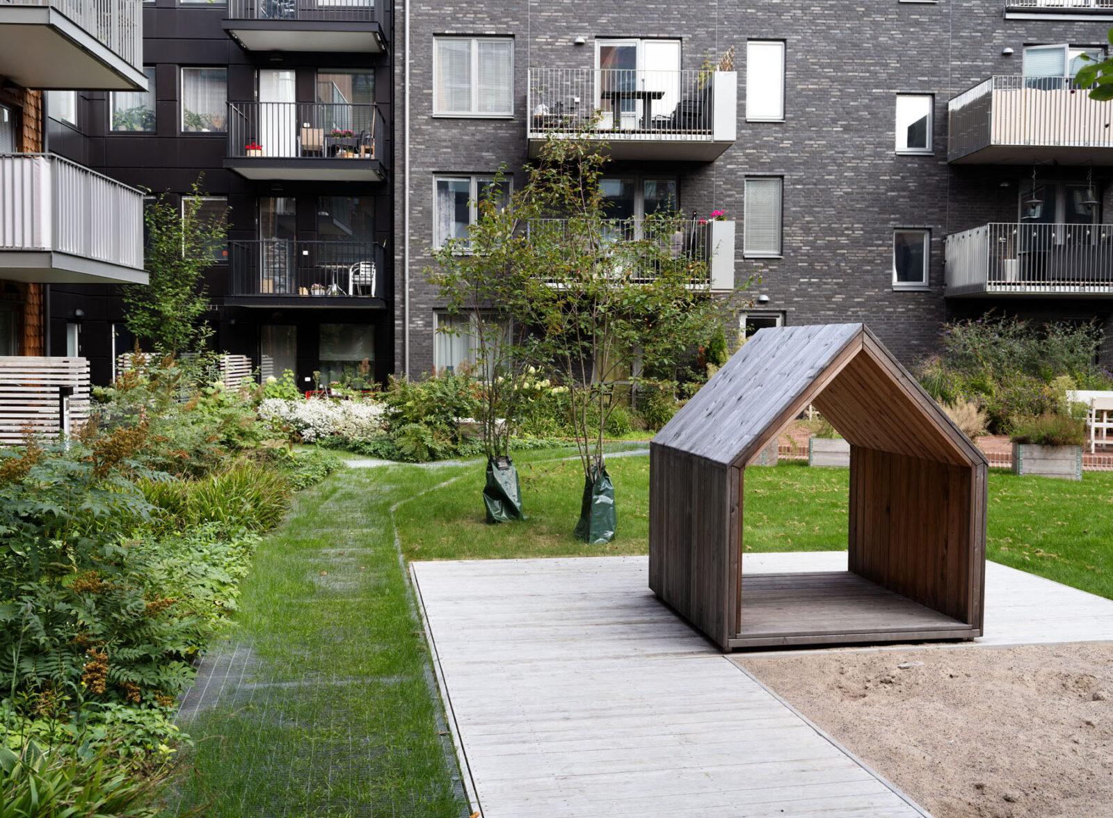 Brf Grönskan, LAND arkitektur. Foto: Ulf Lundin.