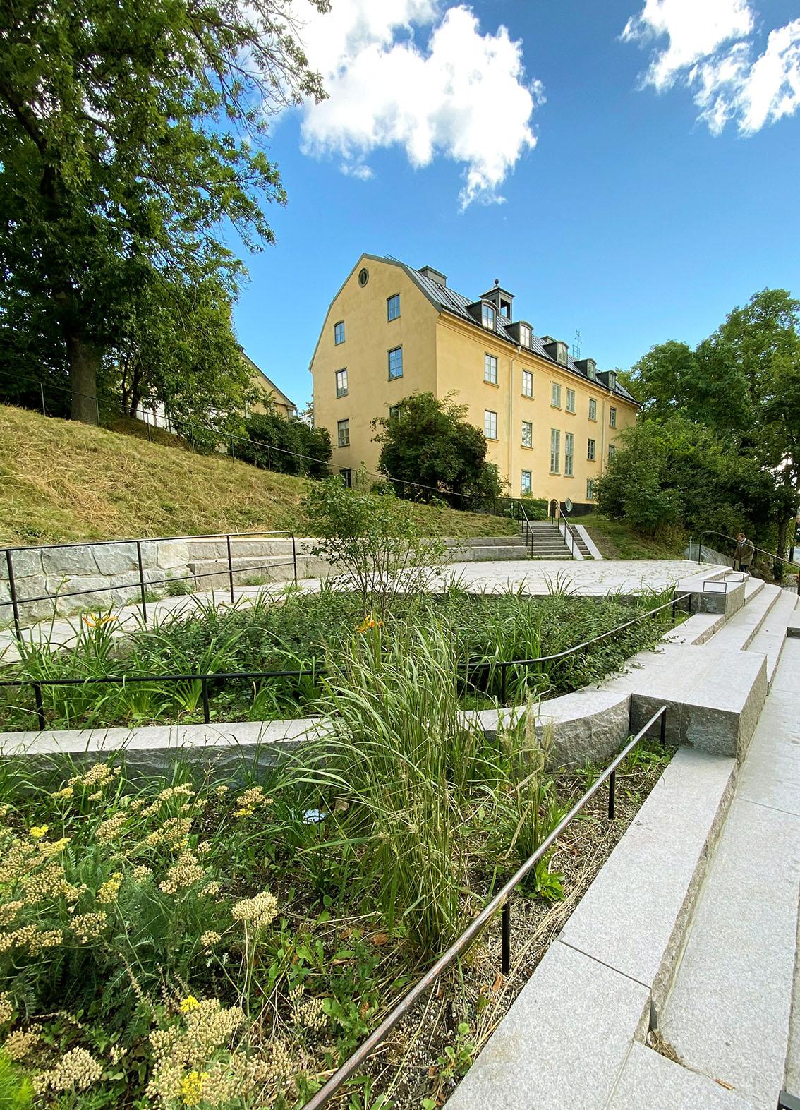 Ny entré till Vasaparken, Tengbom. Foto: Lovisa Ekvall.