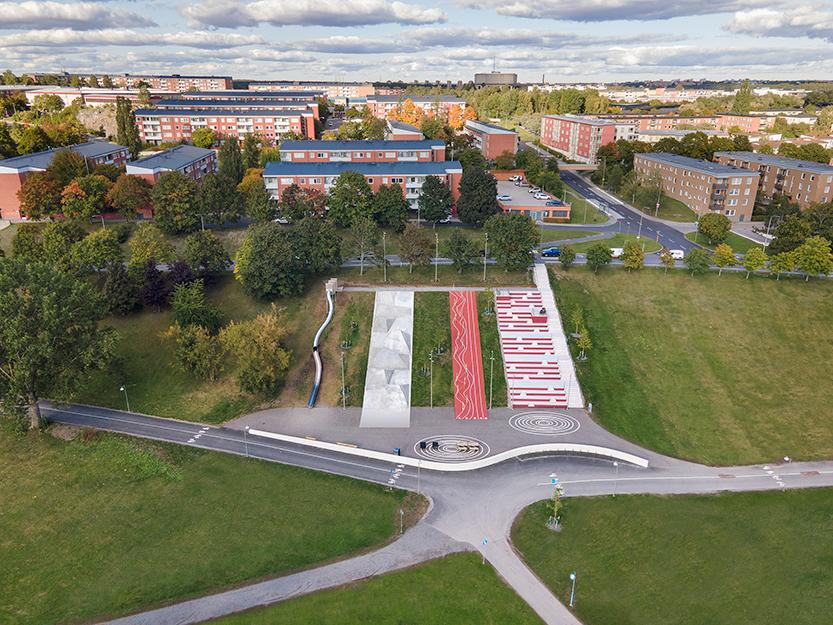 Tenstadalen, Nivå landskapsarkitektur. Foto: Robin Hayes.